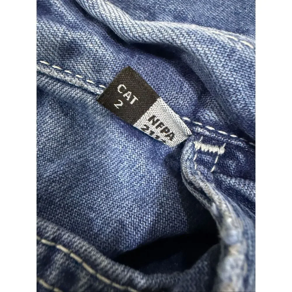 Carhartt FR 42x32 Flame Resistant Men’s Carpenter Blue Jeans 290-83 2 Pairs